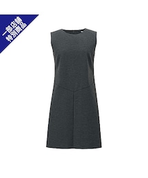 UNIQLO | WOMEN ポンチワンピース（ノースリーブ）＋E(ワンピース)