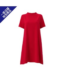 UNIQLO | WOMEN クレープワンピース（半袖）＋E(ワンピース)