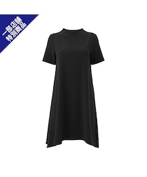 UNIQLO | WOMEN クレープワンピース（半袖）＋E(ワンピース)