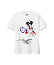 UNIQLO | MEN ミッキープレイズグラフィックT（半袖）A00(Tシャツ/カットソー)