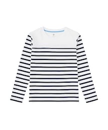 UNIQLO | BOYS ボーダークルーネックT（長袖）B(その他トップス)