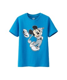 UNIQLO | BOYS ミッキープレイズグラフィックT（半袖）C67(Tシャツ/カットソー)