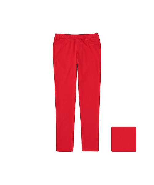 UNIQLO(ユニクロ)の「GIRLS イージーレギンスパンツ(その他パンツ・キッズ・OFF WHITE/BLACK/GRAY/RED・M/XL/L/S)」の4枚目の写真
