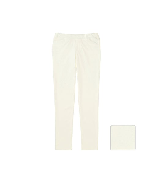 UNIQLO(ユニクロ)の「GIRLS イージーレギンスパンツ(その他パンツ・キッズ・OFF WHITE/BLACK/GRAY/RED・M/XL/L/S)」の1枚目の写真
