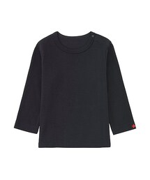 UNIQLO | BABY クルーネックT（刺繍・長袖）(ロンパース)