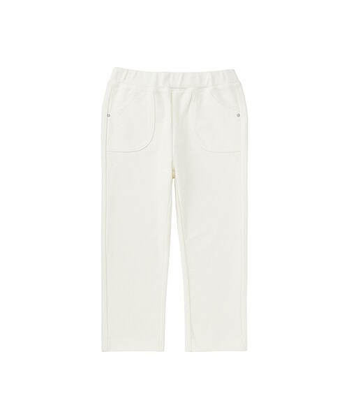 UNIQLO（ユニクロ）の「カットソーパンツ（無地）（その他ベビー用品・キッズ・PINK 10/NAVY 69/OFF WHITE 01・100/90/80）」の2枚目の写真