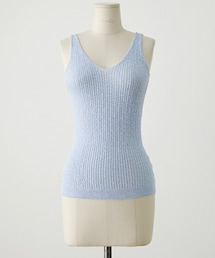 imvely | ノースリーブ深Ｖニット(ニット/セーター)