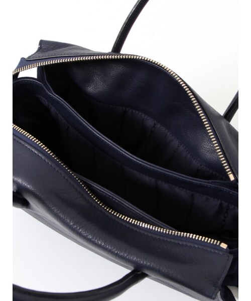 interstaple（インターステイプル）の「Monet/スエードコンビトート【予約】（トートバッグ・レディース・NAVY/GRY・F）」の9枚目の写真