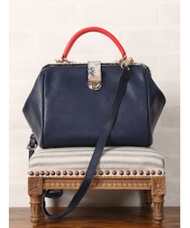 interstaple | パイソンコンビ口金ボストン【予約】(バッグ)