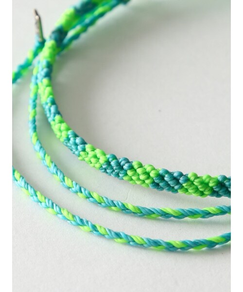 wakami(ワカミ)の「Anklet 2Set GR/BL(アクセサリー・メンズ・その他・F)」の2枚目の写真