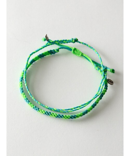 wakami(ワカミ)の「Anklet 2Set GR/BL(アクセサリー・メンズ・その他・F)」の1枚目の写真