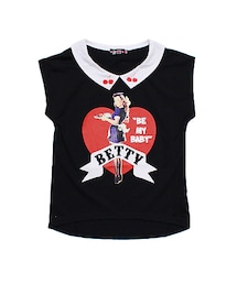 Betty | 【Betty】エリツキピンナップティー(ブラック)(Tシャツ/カットソー)