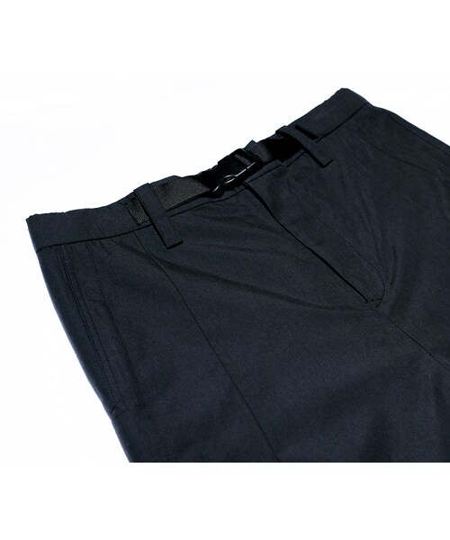 Acrosphere（アクロスファー）の「gravity black sarouel trousers（その他パンツ・メンズ・Black・M,L）」の2枚目の写真