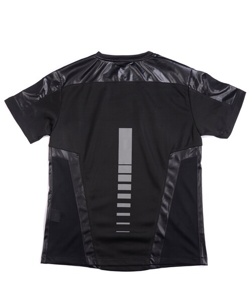 Acrosphere（アクロスファー）の「Hyperspace mesh paneled t-shirt（Tシャツ/カットソー・メンズ・Black/Grey・F）」の3枚目の写真
