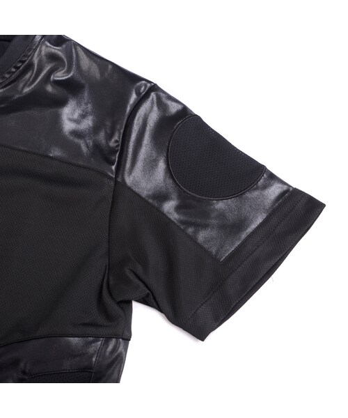 Acrosphere（アクロスファー）の「Hyperspace mesh paneled t-shirt（Tシャツ/カットソー・メンズ・Black/Grey・F）」の4枚目の写真