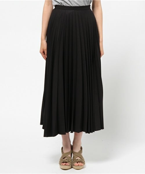 MID by MIDWEST（ミッド バイ ミッドウエスト）の「MID by MIDWEST ロングプリーツスカート（スカート・レディース・ブラック/グレー・2/1）」の3枚目の写真