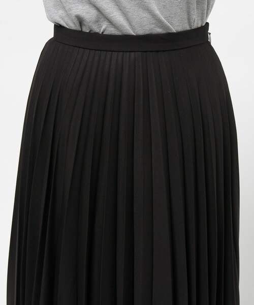 MID by MIDWEST（ミッド バイ ミッドウエスト）の「MID by MIDWEST ロングプリーツスカート（スカート・レディース・ブラック/グレー・2/1）」の6枚目の写真