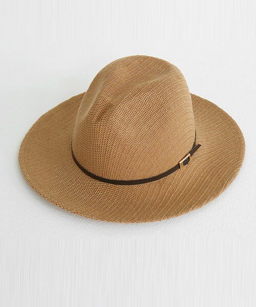 DHOLIC（ディーホリック）の「ベルト付き中折れハット（ハット・レディース・ホワイトアイボリー/キャメル/ピンク/ブラック/ライトベージュ・FREE）」の3枚目の写真