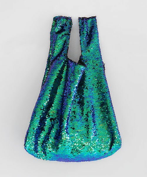 DHOLIC（ディーホリック）の「スパンコールトートバッグ（トートバッグ・レディース・シルバー/グリーン・FREE）」の2枚目の写真