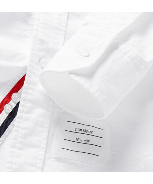 THOM BROWNE（トムブラウン）の「Thom Browne Button-Down Collar Cotton Oxford Shirt（シャツ/ブラウス・メンズ・White・0/1/2/3/4/5）」の4枚目の写真