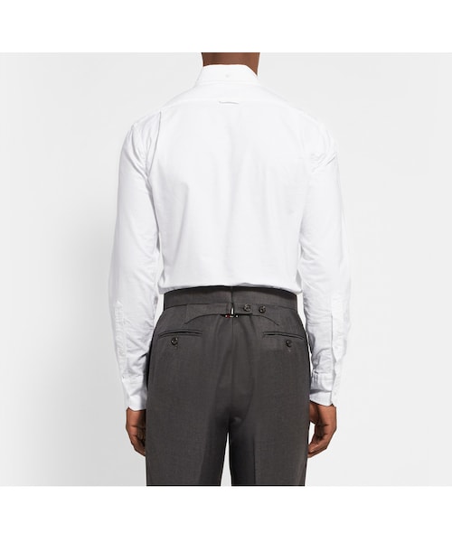 THOM BROWNE（トムブラウン）の「Thom Browne Button-Down Collar Cotton Oxford Shirt（シャツ/ブラウス・メンズ・White・0/1/2/3/4/5）」の5枚目の写真