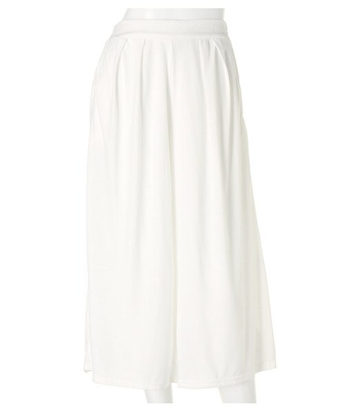 ROYAL PARTY（ロイヤルパーティー）の「リラックスガウチョパンツ（パンツ・レディース・ブラック/カーキ/ネイビー/オフホワイト系・F）」の13枚目の写真