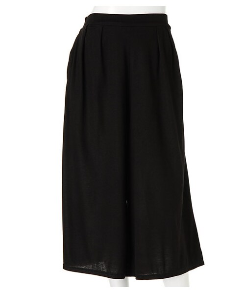 ROYAL PARTY（ロイヤルパーティー）の「リラックスガウチョパンツ（パンツ・レディース・ブラック/カーキ/ネイビー/オフホワイト系・F）」の11枚目の写真