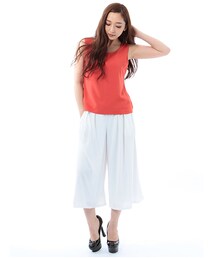 ROYAL PARTY | リラックスガウチョパンツ(パンツ)