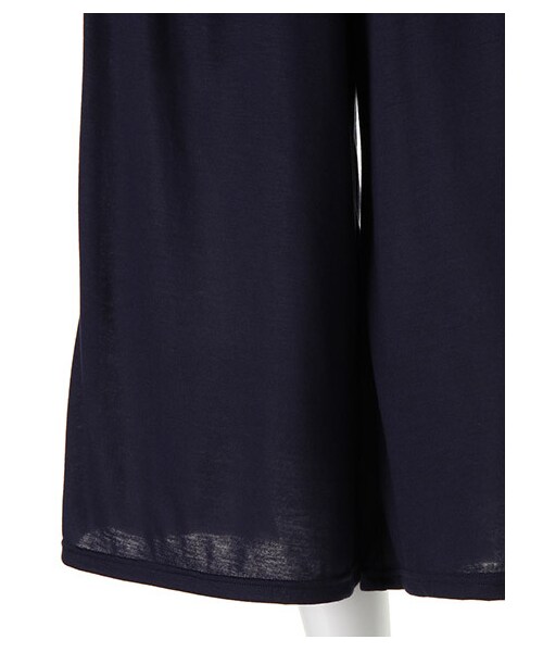 ROYAL PARTY（ロイヤルパーティー）の「リラックスガウチョパンツ（パンツ・レディース・ブラック/カーキ/ネイビー/オフホワイト系・F）」の10枚目の写真