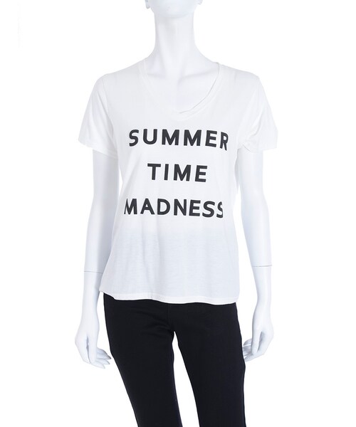 GYDA（ジェイダ）の「SUMMER TIMETシャツ（UV)（トップス・レディース・オフホワイト/ネイビー/ベージュ/カーキ・F）」の5枚目の写真