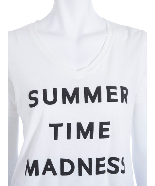 GYDA（ジェイダ）の「SUMMER TIMETシャツ（UV)（トップス・レディース・オフホワイト/ネイビー/ベージュ/カーキ・F）」の8枚目の写真