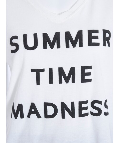 GYDA（ジェイダ）の「SUMMER TIMETシャツ（UV)（トップス・レディース・オフホワイト/ネイビー/ベージュ/カーキ・F）」の9枚目の写真