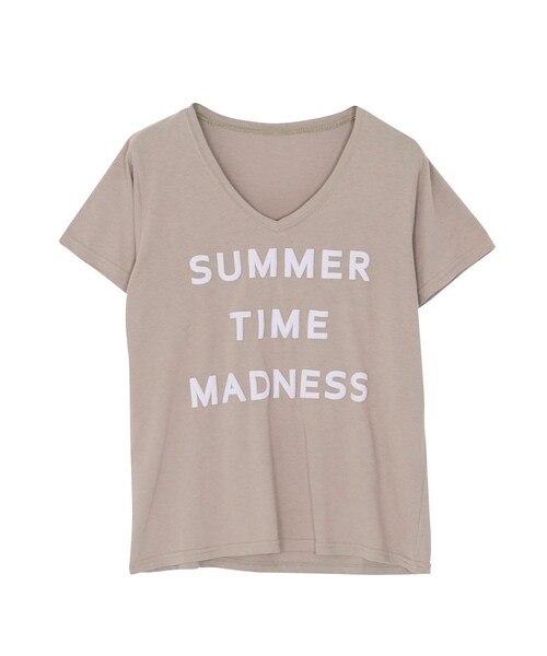 GYDA（ジェイダ）の「SUMMER TIMETシャツ（UV)（トップス・レディース・オフホワイト/ネイビー/ベージュ/カーキ・F）」の3枚目の写真