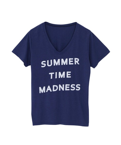 GYDA（ジェイダ）の「SUMMER TIMETシャツ（UV)（トップス・レディース・オフホワイト/ネイビー/ベージュ/カーキ・F）」の4枚目の写真