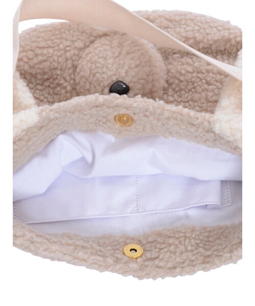 merry jenny（メリージェニー）の「わんわんトート（バッグ・レディース・ブラック/ベージュ）」の7枚目の写真