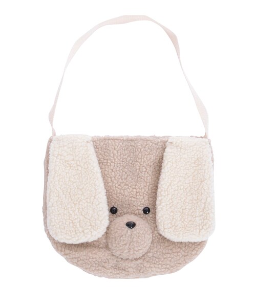 merry jenny（メリージェニー）の「わんわんトート（バッグ・レディース・ブラック/ベージュ）」の2枚目の写真