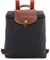 LONGCHAMP | Longchamp Le Pliage Nylon Backpack, Gunmetal(バックパック/リュック)