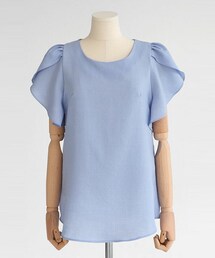 DHOLIC | 4colorsユニークフリルスリーブブラウス(シャツ/ブラウス)