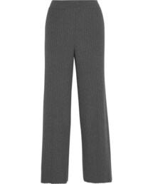 STELLA McCARTNEY | Stella McCartney Stella Mccartney Ribbed Wool and Silk-Blend Flared Pants(その他パンツ)