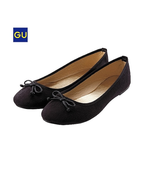 GU（ジーユー）の「（GU）バレエシューズ（WOMEN ⁄ シューズ・レディース・BLUE/BEIGE/BLACK/RED・S/L/M）」の2枚目の写真