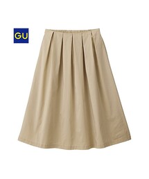 GU | （GU）タックギャザースカート(スカート)