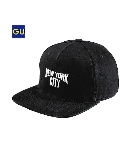 GU（ジーユー）の「（GU）ベースボールキャップＥ（MEN ⁄ キャップ・ハット・メンズ・80/BLACK・-）」の2枚目の写真