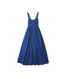 STYLENANDA | 前ボタンマキシワンピース(ブルー)|(ワンピース/ドレス)