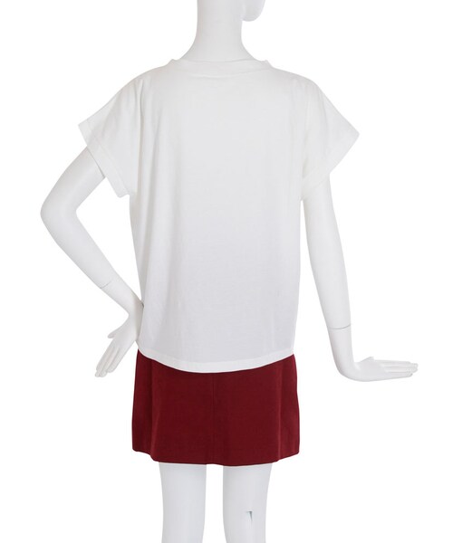 EVRIS（エヴリス）の「Wise girl Tシャツ（トップス・レディース・ホワイト/ブラック/カーキ）」の9枚目の写真