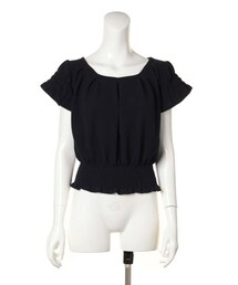 31 Sons de mode | 無地裾シャーリングプルオーバー(トップス)