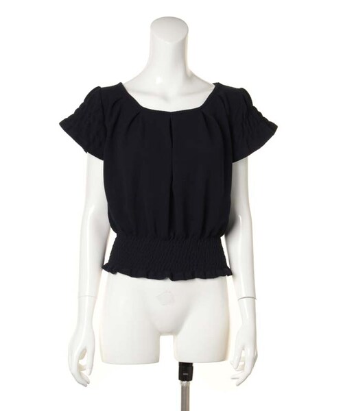 31 Sons de mode（トランテアン　ソン　ドゥ　モード）の「無地裾シャーリングプルオーバー（トップス・レディース・ブルー/オフホワイト/ネイビー・36）」の3枚目の写真