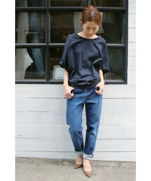 FRAMeWORK（フレームワーク）の「エフォートレス BL（トップス・レディース・ホワイト/ベージュ/ネイビー・フリー）」の20枚目の写真