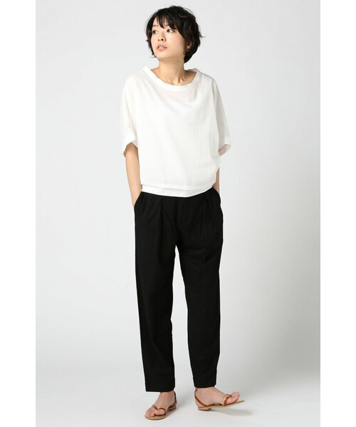 FRAMeWORK（フレームワーク）の「エフォートレス BL（トップス・レディース・ホワイト/ベージュ/ネイビー・フリー）」の4枚目の写真