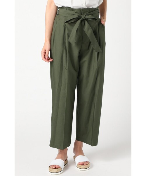 IENA（イエナ）の「タイプライター リボンイージーパンツ◆（パンツ・レディース・ベージュ/カーキ・34/36/38/40）」の15枚目の写真