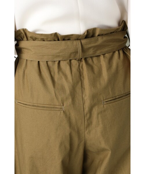 IENA（イエナ）の「タイプライター リボンイージーパンツ◆（パンツ・レディース・ベージュ/カーキ・34/36/38/40）」の9枚目の写真